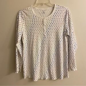 Roller Rabbit Disco Hearts Pajama Top